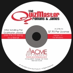 ACME Quiz Products QuizMaster Logo and CD Face